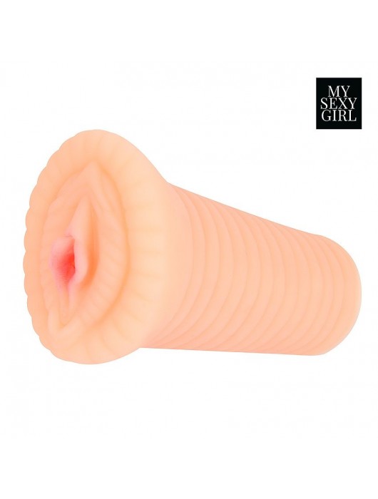 Реалистичный мастурбатор-вагина телесного цвета с вибрацией - Bior toys - в Домодедово купить с доставкой