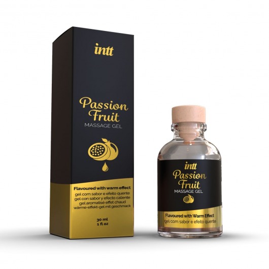 Массажный гель с ароматом маракуйи Passion Fruit - 30 мл. - INTT - купить с доставкой в Домодедово