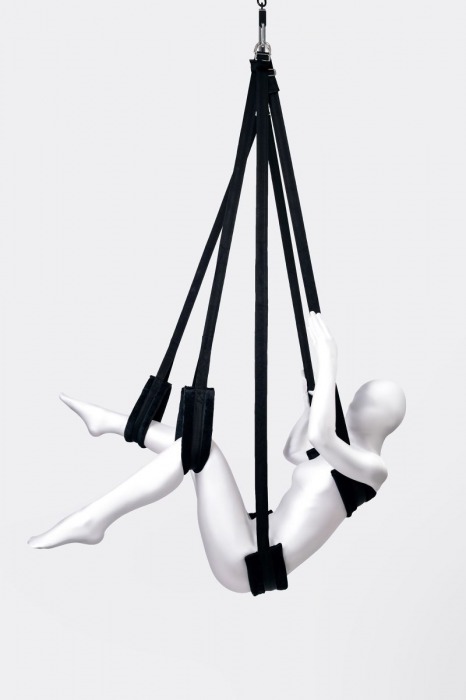 Черные секс-качели Anonymo №0503 - ToyFa - купить с доставкой в Домодедово