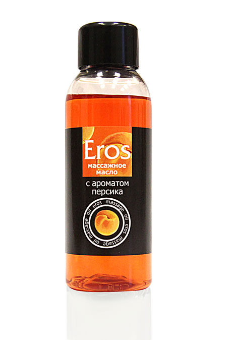 Массажное масло Eros exotic с ароматом персика - 50 мл. - Биоритм - купить с доставкой в Домодедово