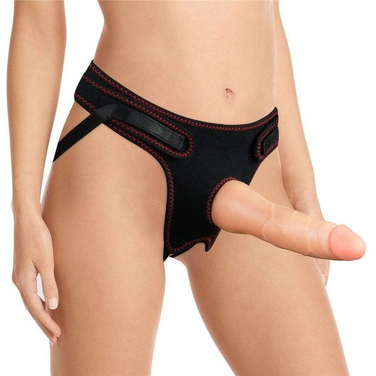 Женский страпон Easy Strapon Set 7.5 - 19 см. - Lovetoy - купить с доставкой в Домодедово