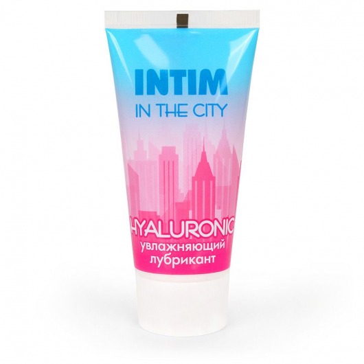 Увлажняющий лубрикант на водной основе Intim in the city Hyaluronic - 60 гр. - Биоритм - купить с доставкой в Домодедово