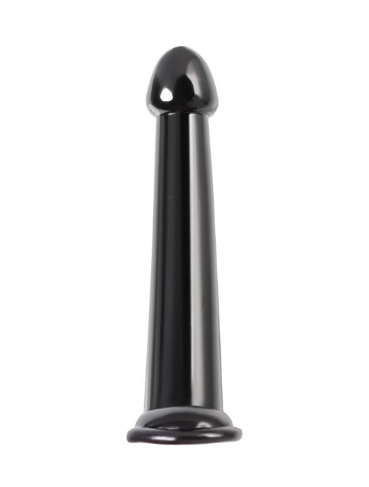 Черный нереалистичный фаллоимитатор Jelly Dildo L - 20 см. - Toyfa Basic