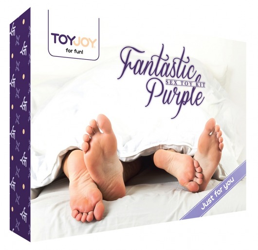 Эротический набор FANTASTIC PURPLE SEX TOY KIT - Toy Joy - купить с доставкой в Домодедово