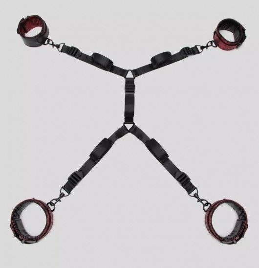 Изысканный набор фиксаций на кровати Reversible Under Mattress Restraint Set - Fifty Shades of Grey - купить с доставкой в Домодедово