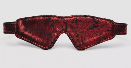 Двусторонняя красно-черная маска на глаза Reversible Faux Leather Blindfold - Fifty Shades of Grey - купить с доставкой в Домодедово