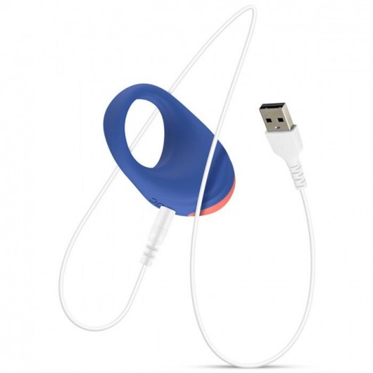 Синее эрекционное кольцо RRRING Dinner Date Cock Ring - FeelzToys - в Домодедово купить с доставкой