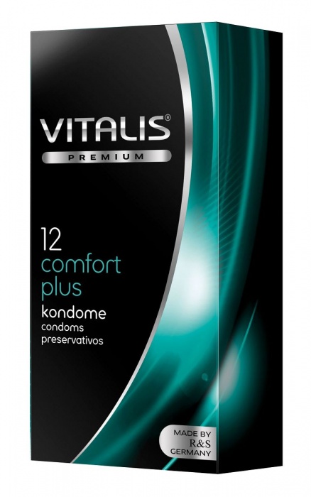 Контурные презервативы VITALIS PREMIUM comfort plus - 12 шт. - Vitalis - купить с доставкой в Домодедово