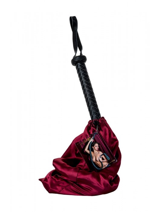 Длинный кожаный кнут с хлопушками на конце - ToyFa - купить с доставкой в Домодедово