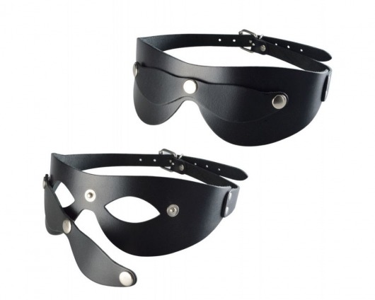 Черная кожаная маска  Новичок - Sitabella - купить с доставкой в Домодедово