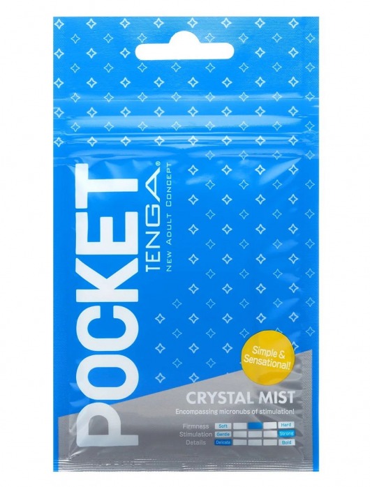 Карманный мастурбатор Crystal Mist - Tenga - в Домодедово купить с доставкой