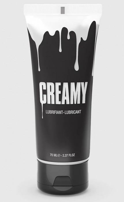 Смазка на водной основе Creamy с консистенцией спермы - 70 мл. - Strap-on-me - купить с доставкой в Домодедово