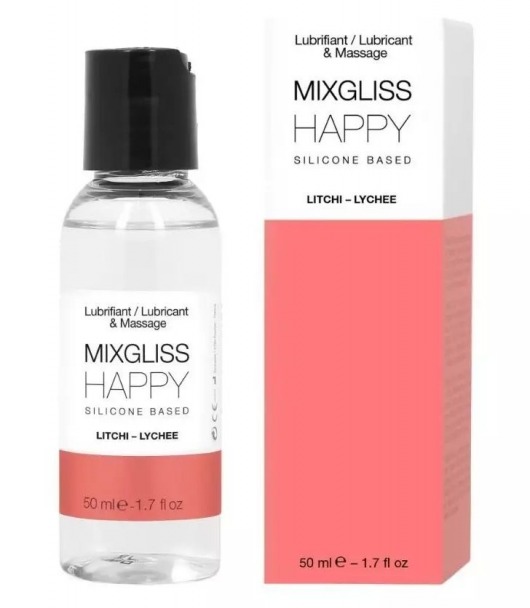 Смазка на силиконовой основе Mixgliss Happy - 50 мл. - Mixgliss - купить с доставкой в Домодедово