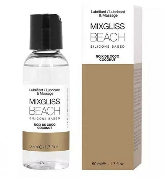 Смазка на силиконовой основе Mixgliss Beach - 50 мл. - Mixgliss - купить с доставкой в Домодедово