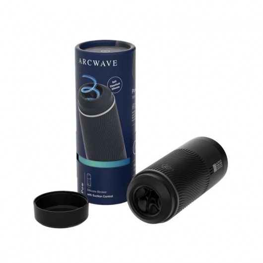 Черный мастурбатор с контролем всасывания Arcwave Pow Stroker - Arcwave - в Домодедово купить с доставкой
