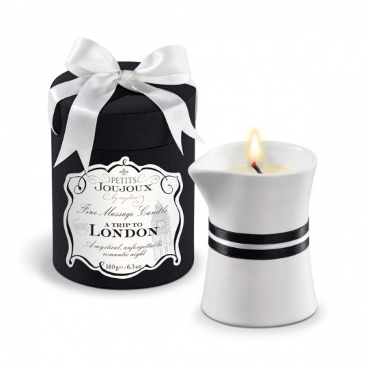 Массажное масло в виде большой свечи Petits Joujoux London с ароматом ревеня, амбры и чёрной смородины - MyStim - купить с доставкой в Домодедово