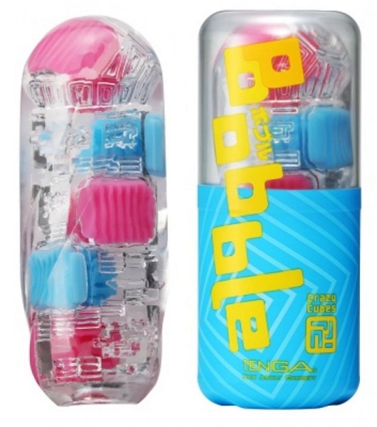 Мастурбатор Tenga Bobble Crazy Cubes - Tenga - в Домодедово купить с доставкой