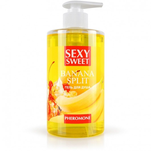 Гель для душа Sexy Sweet Banana Split с ароматом банана и феромонами - 430 мл. -  - Магазин феромонов в Домодедово