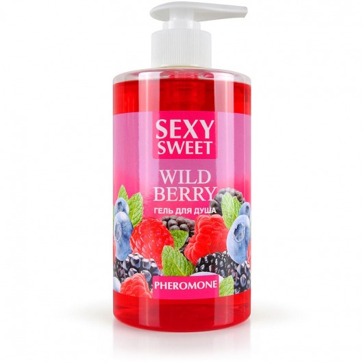 Гель для душа Sexy Sweet Wild Berry с ароматом лесных ягод и феромонами - 430 мл. -  - Магазин феромонов в Домодедово