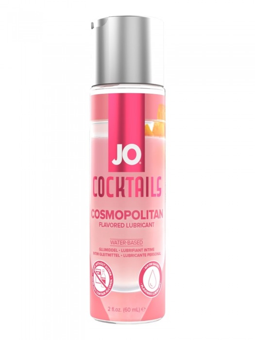 Вкусовой лубрикант на водной основе JO Cocktails Cosmopolitan - 60 мл. - System JO - купить с доставкой в Домодедово