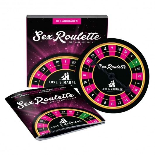 Настольная игра-рулетка Sex Roulette Love   Marriage - Tease&Please - купить с доставкой в Домодедово
