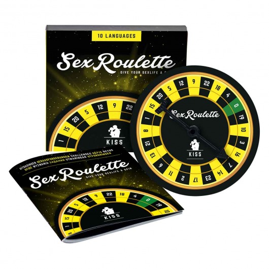 Настольная игра-рулетка Sex Roulette Kiss - Tease&Please - купить с доставкой в Домодедово