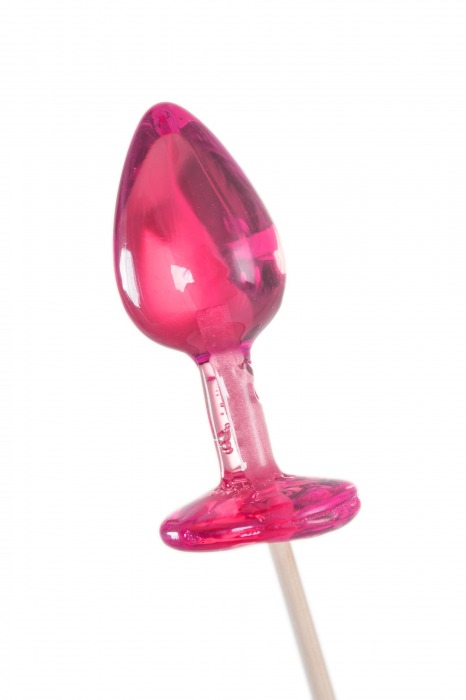 Розовый леденец  в форме анальной втулки со вкусом айриш крим - 29 гр. - Sosuчki - купить с доставкой в Домодедово