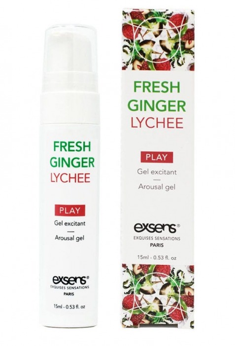Возбуждающий гель Fresh Ginger Lychee Arousal Gel - 15 мл. - Exsens - купить с доставкой в Домодедово