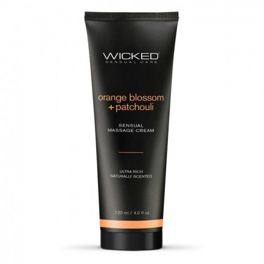 Массажный легкий крем WICKED Orange Blossom plus Patchouli - 120 мл. - Wicked - купить с доставкой в Домодедово