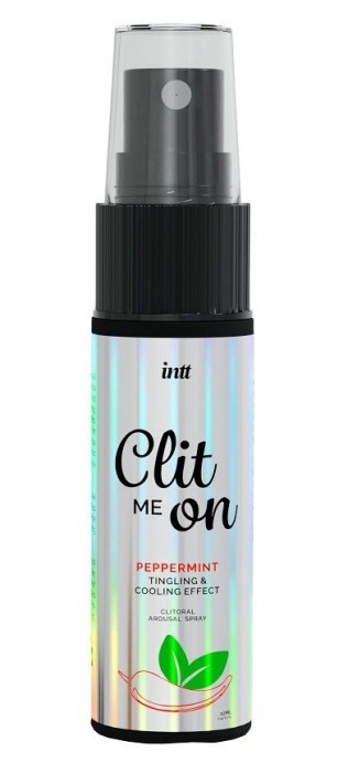Клиторальный возбуждающий спрей Clit Me On Peppermint - 12 мл. - INTT - купить с доставкой в Домодедово