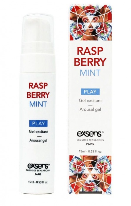 Возбуждающий гель Raspberry Mint с ароматом малины и мяты - 15 мл. - Exsens - купить с доставкой в Домодедово