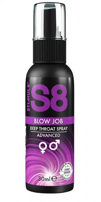 Лубрикант для орального секса S8 Deep Throat Spray - 30 мл. - Stimul8 - купить с доставкой в Домодедово