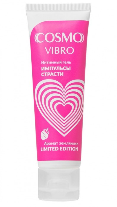 Возбуждающий гель на водно-силиконовой основе Cosmo Vibro с ароматом земляники - 50 гр. - Биоритм - купить с доставкой в Домодедово