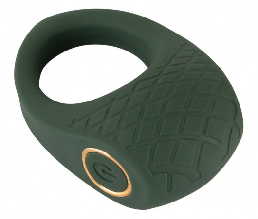 Зеленое эрекционное виброкольцо Luxurious Vibro Cock Ring - Orion - в Домодедово купить с доставкой
