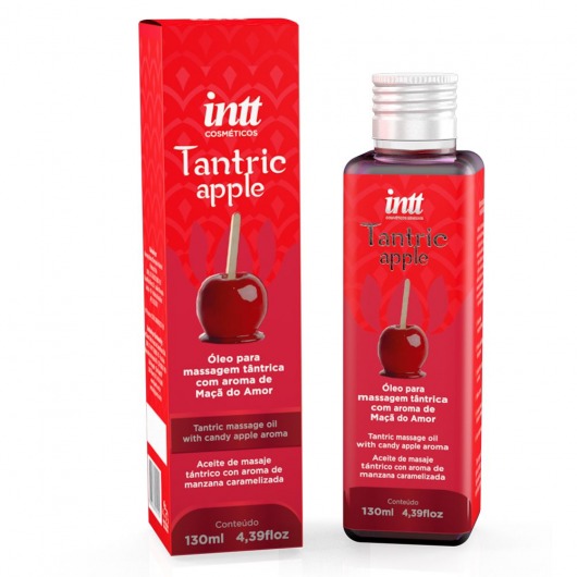 Массажное масло Tantric Apple с ароматом яблока - 130 мл. - INTT - купить с доставкой в Домодедово