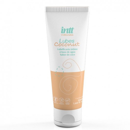 Лубрикант на водной основе Lubes Coconut с ароматом кокоса - 50 гр. - INTT - купить с доставкой в Домодедово