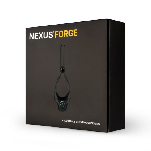 Черное эрекционное лассо с вибрацией Nexus Forge - Nexus Range - в Домодедово купить с доставкой