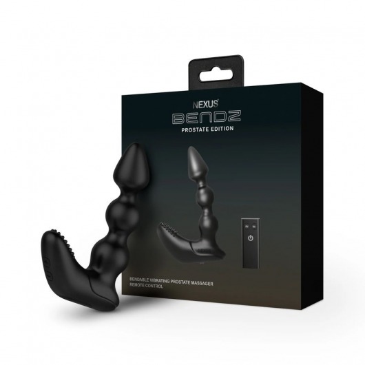 Черный вибростимулятор Nexus Bendz Prostate Edition - 14,1 см. - Nexus Range - в Домодедово купить с доставкой