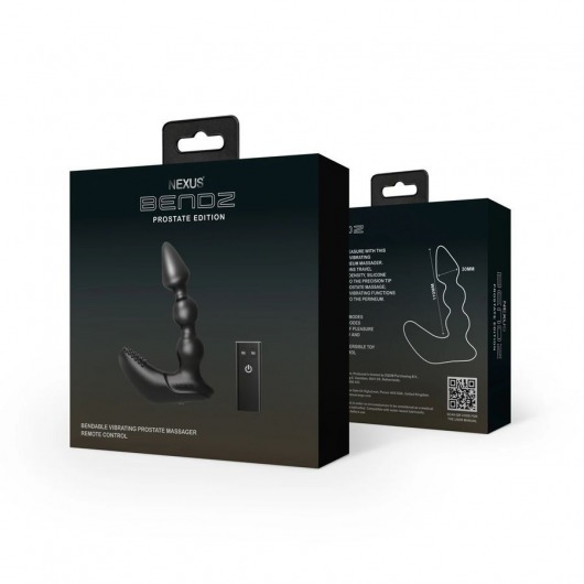 Черный вибростимулятор Nexus Bendz Prostate Edition - 14,1 см. - Nexus Range - в Домодедово купить с доставкой