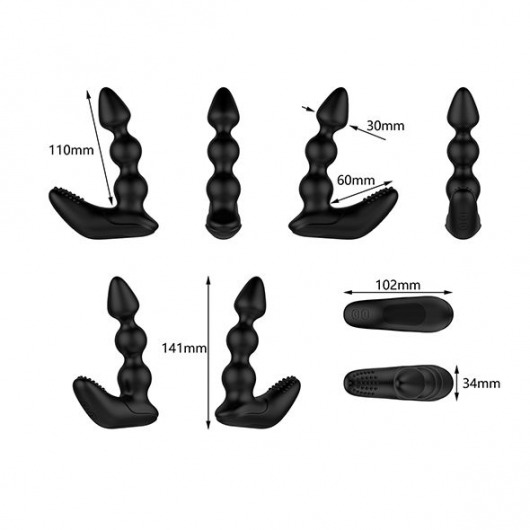 Черный вибростимулятор Nexus Bendz Prostate Edition - 14,1 см. - Nexus Range - в Домодедово купить с доставкой