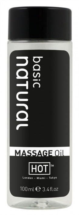 Массажное масло для тела Natural Basic - 100 мл. - HOT - купить с доставкой в Домодедово