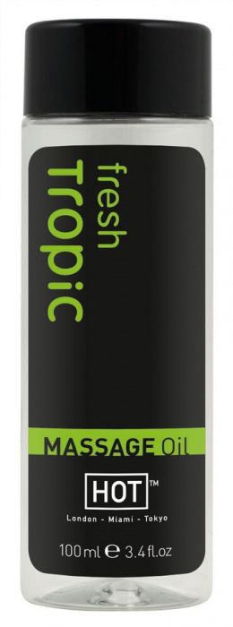 Массажное масло для тела Tropic Fresh - 100 мл. - HOT - купить с доставкой в Домодедово