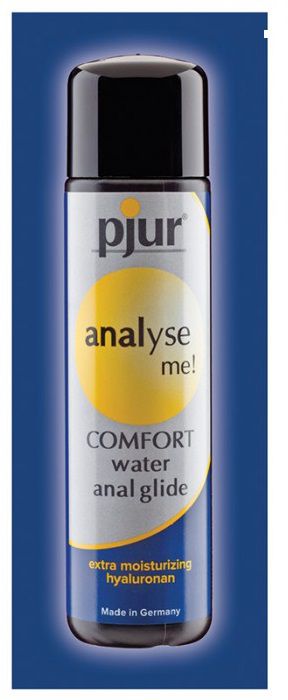 Анальный лубрикант pjur ANALYSE ME Comfort Water Anal Glide - 2 мл. - Pjur - купить с доставкой в Домодедово