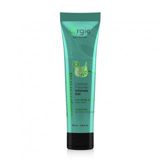 Съедобный интимный гель Orgie Lube Tube Cocktail Caipirinha - 100 мл. - ORGIE - купить с доставкой в Домодедово