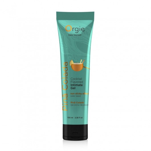 Съедобный интимный гель Orgie Lube Tube Cocktail Pina Colada - 100 мл. - ORGIE - купить с доставкой в Домодедово