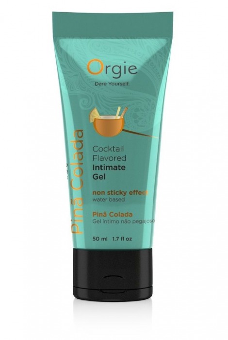Съедобный интимный гель Orgie Lube Tube Cocktail Pina Colada - 50 мл. - ORGIE - купить с доставкой в Домодедово