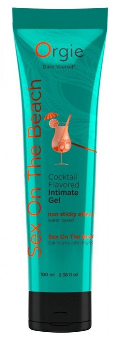 Съедобный интимный гель Orgie Lube Tube Cocktail Sex On The Beach - 100 мл. - ORGIE - купить с доставкой в Домодедово