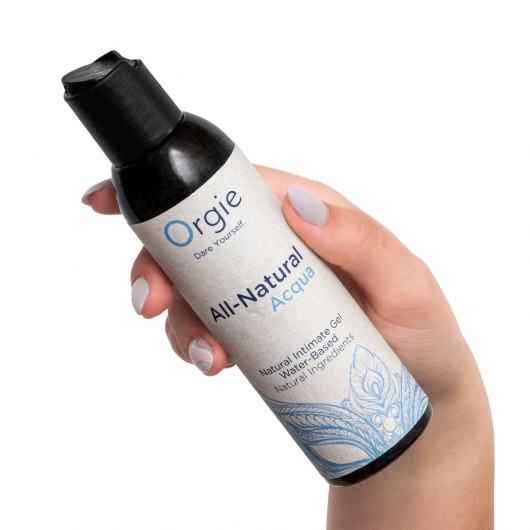 Интимный гель на водной основе Orgie All-Natural Acqua - 150 мл. - ORGIE - купить с доставкой в Домодедово