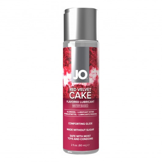Лубрикант на водной основе JO H2O Red Velvet Cake Flavored Lubricant - 60 мл. - System JO - купить с доставкой в Домодедово