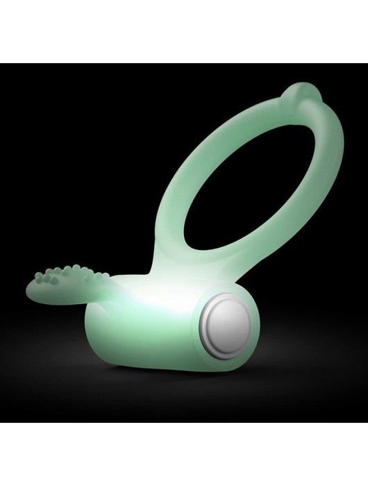 Светящееся в темноте эрекционное виброкольцо Power Clit - Dorcel - в Домодедово купить с доставкой